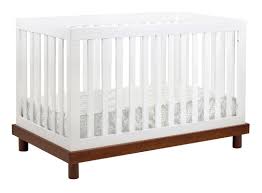 This Beautiful Contemporary 3 In 1 Brown And White Baby Crib Will Make The Perfect Centerpiece For Your Nursery This Unique Best Baby Cribs Baby Cribs Cribs