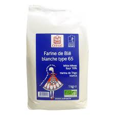 Farine De Ble Blanche T65 Bio 5 Kg Celnat