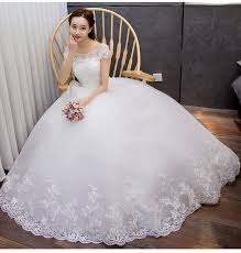 Aliexpress Com اشتري 2016 جديد فساتين زفاف العروس الاميرة الدانتيل الأبيض التطريز الكرة ثوب كا Embroidered Wedding Dress Applique Wedding Dress Bridal Dresses