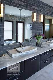 Therefore, this modern bathroom ideas elements can bring the best out of neutral palette to established the modern appearance of the bathroom. Totally Love This One The Sinks Are A Fortune So I D Need To Compromise But I Think I Could At Modern Master Bathroom Bathroom Color Schemes Bathroom Color