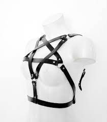 Leather BDSM Pentagram Harness On Sale | MadElephantShop