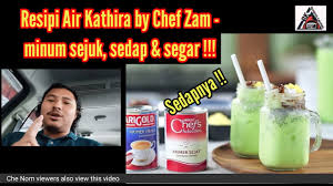 Resepi teh hijau 4 resepi strawberry lassi 11. Resipi Air Kathira By Chef Zam Masak Dengan Marigold Minum Sejuk Sedap Segar Guys Youtube