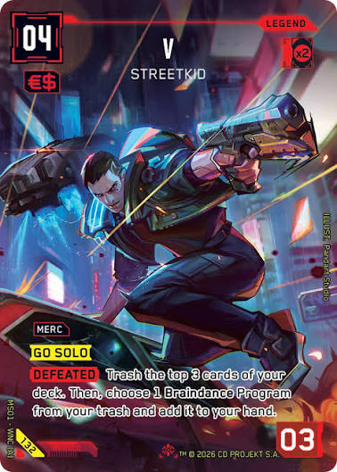 Carta de Cyberpunk Trading Card Game
