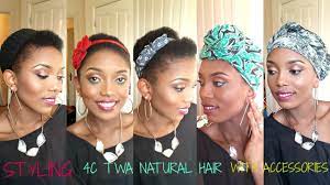 Natural Hair Styling 4c Twa With Scarf And Accessories 8 Styles Natural Hair Styles Short Natural Hair Styles Afro Hair Band