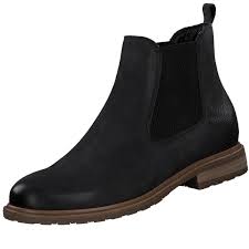 Kaufe stiefel, sandalen, taschen, lederrucksäcke und accessoires, sowie unsere for life kollektion und made in england sortiment. Tamaris Damen Chelsea Boots Schwarz Kaufen Bei Klaus Herrlich Sascha Koresch Gbr