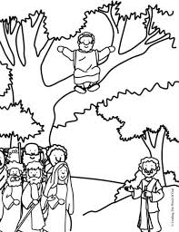 Zacchaeus Come Down Coloring Page Bible Crafts Sunday School Crafts Zacchaeus
