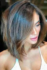 Textured Layers With Soft Highlights Brownhair Longbobhaircut With Layered Bob Haircuts There S N Long Bob Hairstyles Bob Hairstyles Layered Bob Haircuts
