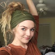 OLIVE GREEN Head Scarf