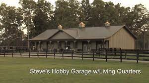 If you design it with a bathroom and kitchenette, it will be costlier than a simple workshop or extra garage. Steve S Hobby Garage W Living Quarters Youtube