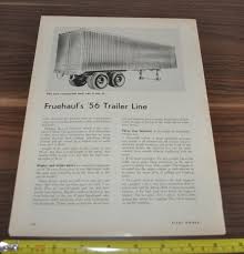 Image result for Fruehauf Trailer Red 1956 Wayne Works