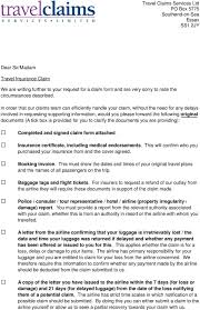 Create cover letter create cover letter. Tick Travel Insurance Claim