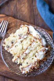 Old Fashioned Italian Cream Cake Made With Coconut Pecans And Cream Cheese Italian Cream Cakes Italian Cream Cake Recipe Authentic Italian Cream Cake Recipe