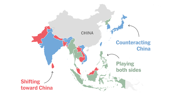 How China Is Challenging American Dominance in Asia - The New York Times