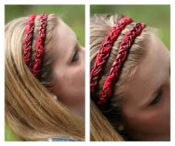 Braid them into a four strand braid. Leather Braided Headband Knockoff Tutorial