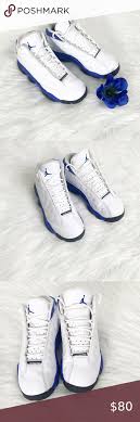 Nike Jordan 13 Retro Hyper Royal Gs Kids Size 2y In 2020 Mens Nike Shoes Nike Jordan 13 Retro Jordans 11
