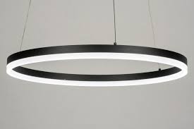 Pendelleuchte 13097 Modern Aluminium Metall Schwarz Pendelleuchte Aluminium Beleuchtung Decke