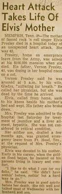 In 1948 the presley's moved to memphis, tennessee. Obituary Of Gladys Presley Crazy How He And His Mother Died Of Similar Ailments At The Same Age Elvis Presley Elvis Presley Lyrics Elvis