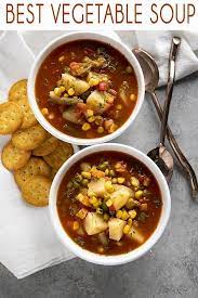 Easy Vegetable Soup The Salty Marshmallow Recipe Easy Vegetable Soup Vegetable Soup Recipes Savory Soup Recipes