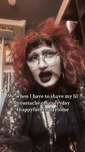 Goth Dad Shaving