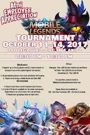 Tournament Gaming Posters Certificate Templates Mobile Legends
