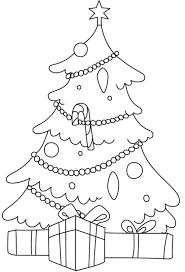 Verschiedene Ausmalbilder Weihnachtsbaum