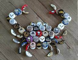 Bottles blue bottle bottle cap projects bottle cap crafts. The All Maryland Craft Beer Bottle Cap Crab Heavy Seas Flying Etsy Bottle Cap Art Bottle Cap Crafts Bottle Cap Projects