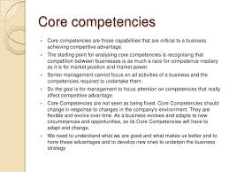 examples of business competency