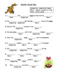 How to use mad libs printable. Easter Mad Libs Worksheets Teaching Resources Tpt
