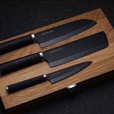 Introducing The Kamikoto Kuro Black Series Knife Set In 2020 House Essentials Cool Kitchen Gadgets Cool Kitchens