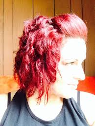 My Bright Red Hair Without Bleach Color Correct To Get Rid Of Previous Dark Dyes Then Loreal Hicolor Highl Bright Red Hair Dark Hair With Highlights Red Hair