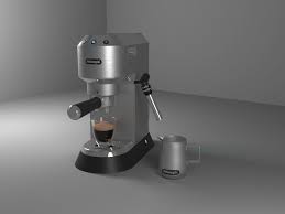 Ec221 modeline göre ben bunu tercih ettim. 3d Model Delonghi Dedica Style Ec 685 Coffemashine