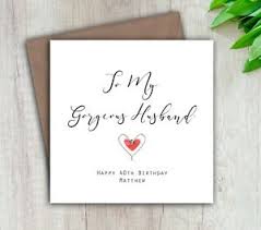 See more ideas about birthday cards diy, cards handmade, card craft. Personalised Handmade Birthday Card Husband Boyfriend Fiance 21 30th 40th 50th Ebay