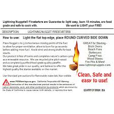 Lightning Nugget Firestarter Food Grade 170 Count Wayfair