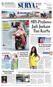 Tapi mawar telah layu langitpun tengah badai dan mangkuk gula telah kosong and my wrists stained red. E Paper Surya Edisi 20 Mei 2013 By Harian Surya Issuu