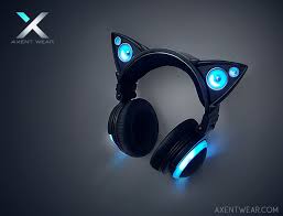 Axent Wear Cat Ear Headphones By Yuumei On Deviantart Cat Ear Headphones Cat Headphones Headphones