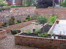 Long Raised Beds Built Of Brick Brick Garden Brick Raised Garden Beds Raised Garden