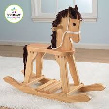 Derby Rocking Horse Natural Wood Rocking Horse Rocking Horse Wooden Rocking Horse