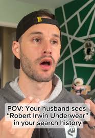 Husband Watches Robert Irwin