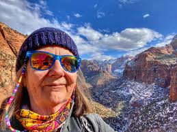 Canyon overlook trail at Zion National Park