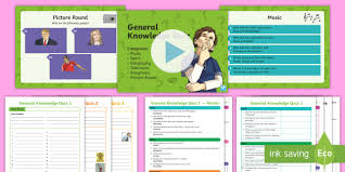 Time for your virtual pub quiz! Ks2 General Knowledge Pop Quiz Pack For Children
