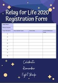 Form provides easy registration and the processing of data for organizations to collect information of course enrollees and understand their area of interest. Relay For Life 2020 A New Way To Hervey Bay State High School Facebook