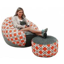 Designer Collection Koala Foam 50 Quote 24 Quote Chair And Ottoman Aura Granite Bean Bag Rc Willey Home Kids Comfy Chair Chair And Ottoman Bean Bag Chair