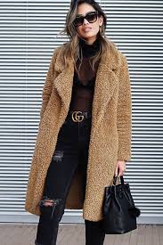 Camel faux fur collar padded coat. Camel Notched Collar Faux Fur Long Sleeve Open Front Chic Teddy Coat 050378 Women S Coats Trench Coats Pea Coat Fur Coats Shearling Coats Down Coats Leather Coats Cheap Coats Womens Winter Coats Long Coat Wool Coat Leopard Print Coat