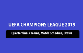 Follow sportskeeda for more updates on champions league. Uefa Champions League Quarter Final Schedule 2019