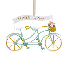 Vision recumbent tandem bicycle, red, very nice condition, two seater. Together Forever Tandem Bicycle Premium Metal Hallmark Ornament Specialty Ornaments Hallmark