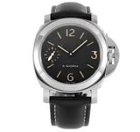 Мужские 44mm роскошные 5A супер клонированные реплики часов с  люминесцентным циферблатом и кожаным ремешком