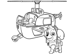 Paw Patrol Skye S Helicopter Coloring Page Paw Patrol Coloring Pages Skye Paw Patrol Paw Patrol Coloring
