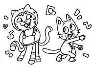 Download all the house coloring pages online and create your own house coloring book! Coloring Pages Gabby S Dollhouse Morning Kids