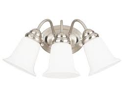 Free delivery for many products! Trinity 3 Light 17 25 Brushed Nickel Wall Bracket At Menards Wall Fixtures Wall Lights Wall Sconce Lighting