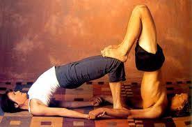 Partner Yoga Pose Double Bridge Partner Yoga Poses Yoga Poses For Two Couples Yoga